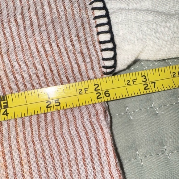 Mes Demoiselles Textured Striped Cardigan w sequin/fringe edge. OS VGUC - Picture 5 of 12